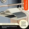 Non-slip Thickened Plastic Clothes Hangers For Adults Children Double Slot Laundry Drying Rack Home Use Durable Hangers