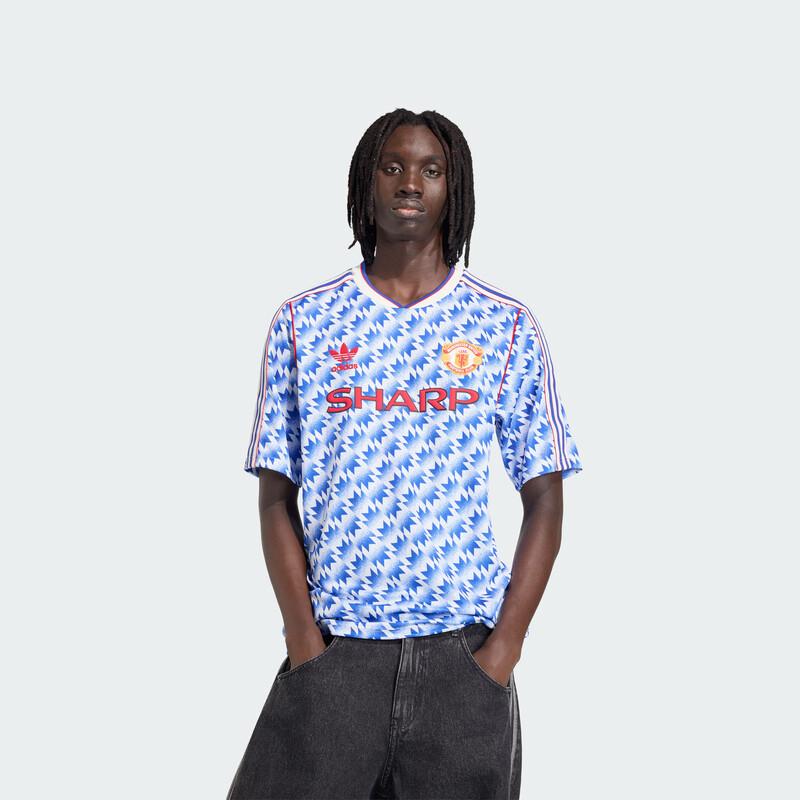 Adidas Manchester United 1991/92 Retro V-Neck Short Sleeve Football Jersey