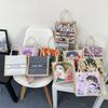 Fashion Cotton and Linen Small Bag Class Snacks Portable Shopping Bag Internet Celebrity Retro Women's Bag