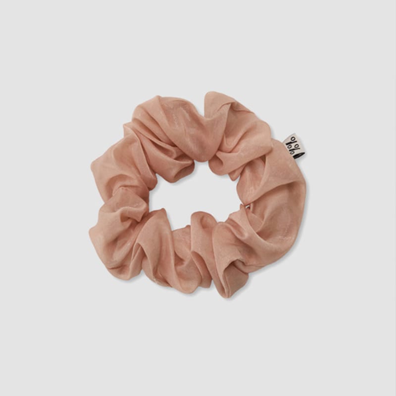 Symmetric Percent Twinkle Scrunchie - S / Pink