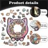 Cute Kitten Cat Puzzle Irregular Puzzle Toy Animal Puzzle Unique Irregular Puzzle  Children's Toy
