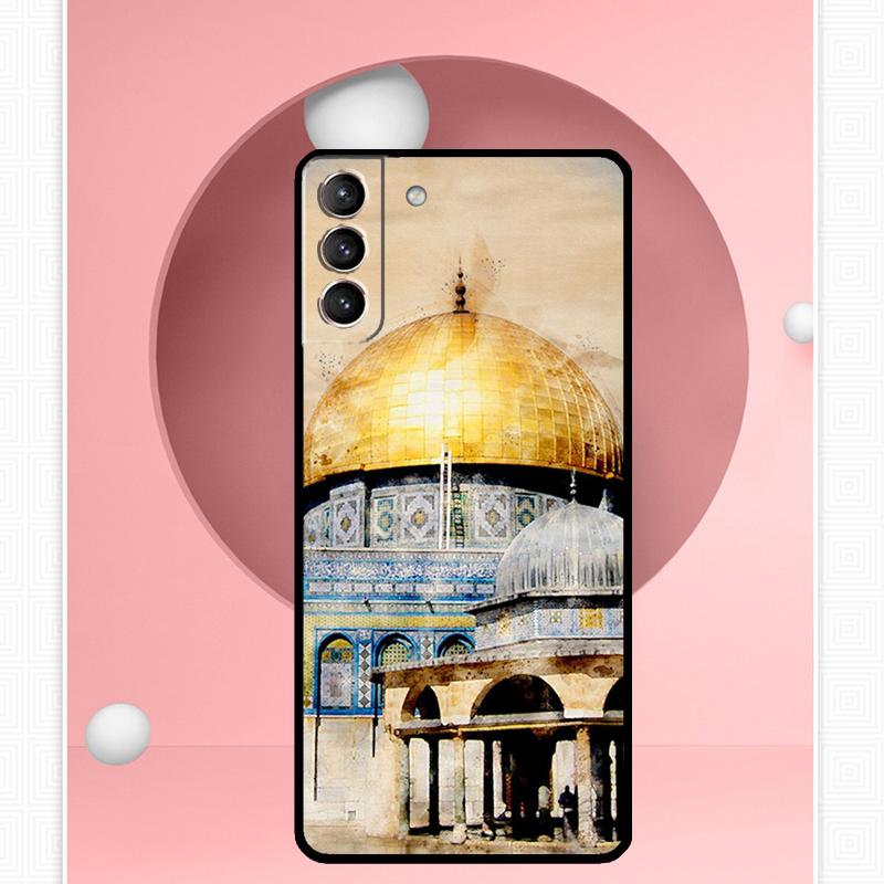 Чехол Купол Скалы Иерусалим для Samsung Galaxy S24 S23 Ultra S22 S20 FE S21 FE Note 10 20 S8 S9 S10 Plus