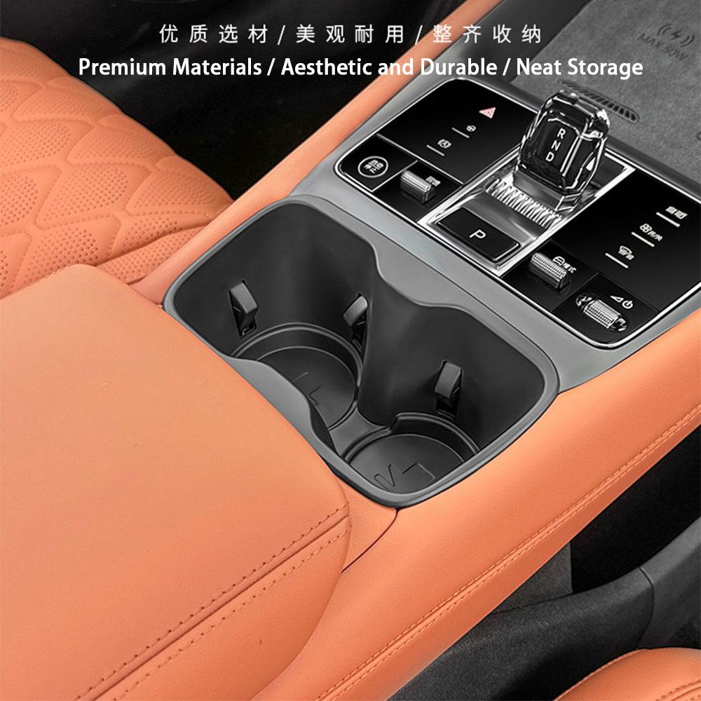 Для BYD Sea Lion 07 EV Центральная консоль Держатель для стаканов Хранение Силиконовая крышка Ограничитель Коврик для напитков Аксессуары для интерьера