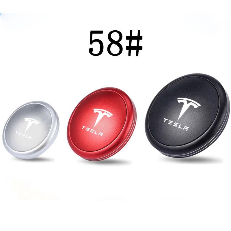 AAAIU1 Car Air Freshener Aluminum Alloy UFO Styling Perfume Air Fresh Fragrance For tesla model 3 X S Y Accessories Auto Air Purifier