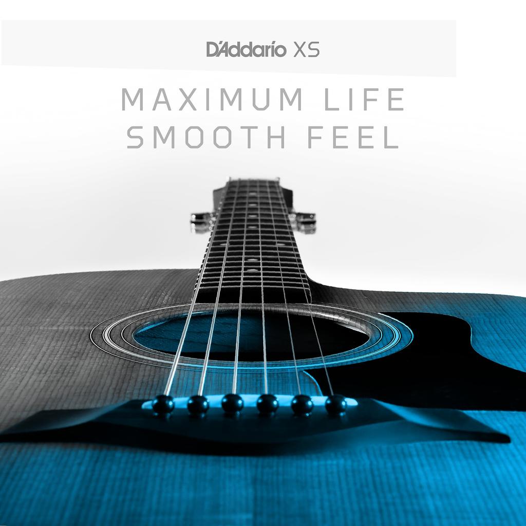 D'Addario D'Addario Струны для акустической гитары Струны с покрытием XS Фосфорная бронза Легкие .012-.053 XSAPB1253 []