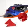 Красный карбоновый трим наклейка на треугольное стекло заднего окна для Subaru Crosstrek 24