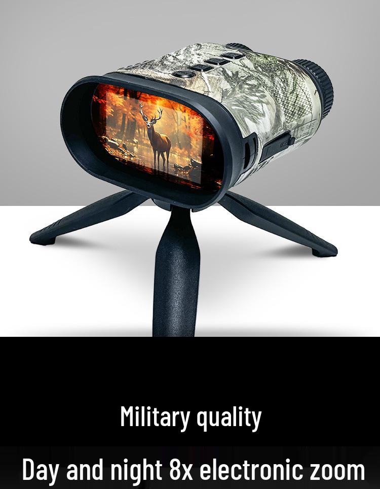Тепловизионные бинокли ночного видения с двойным режимом и экраном для дневного и ночного использования