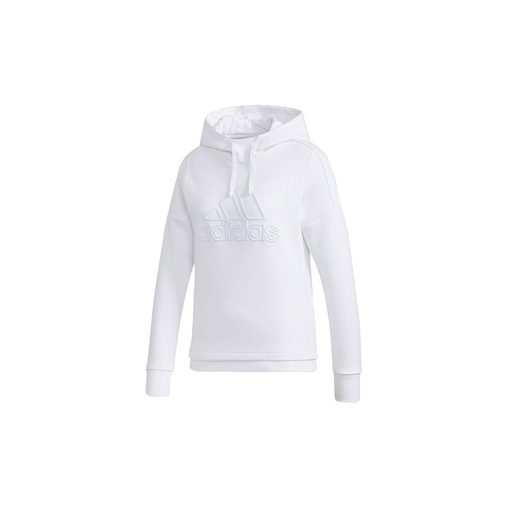 Adidas Mh Толстовка с капюшоном и логотипом Женская Топы Белый GM1413