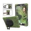 Rotating PC Stand Case With Silicone Cover Shoulder Strap IPad Pro 11 Inch - Full Protection Anti-Slip Design