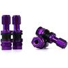 OMP Valve - Aluminum - Purple - Universal Fit - 4 Pieces - Round