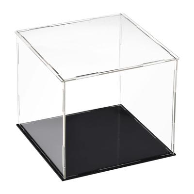 Uxcell Витрина, Пылезащитный защитный куб, Прозрачный акрил, 30x30x30 см