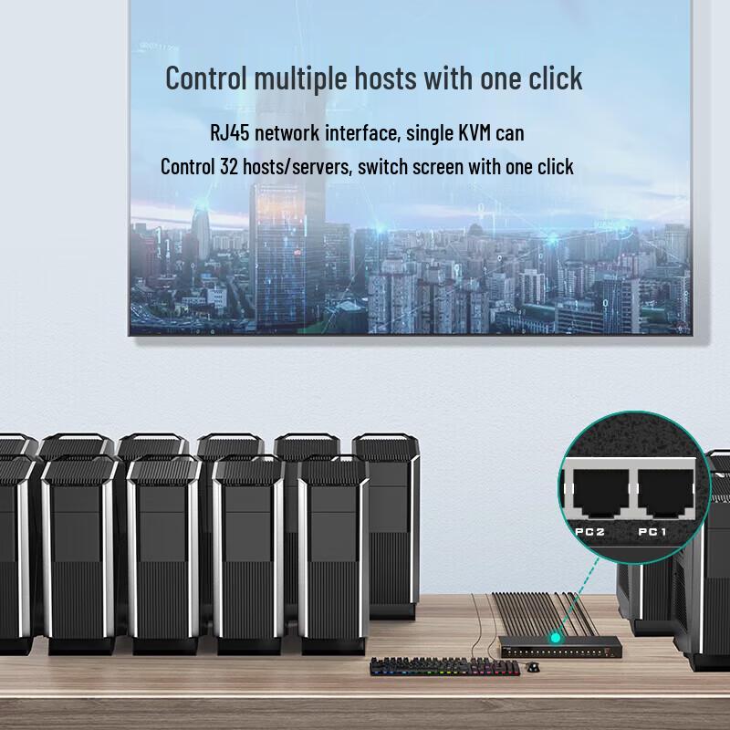 KVM-переключатель MT-viki и система IP-удаленного расширения Cat5