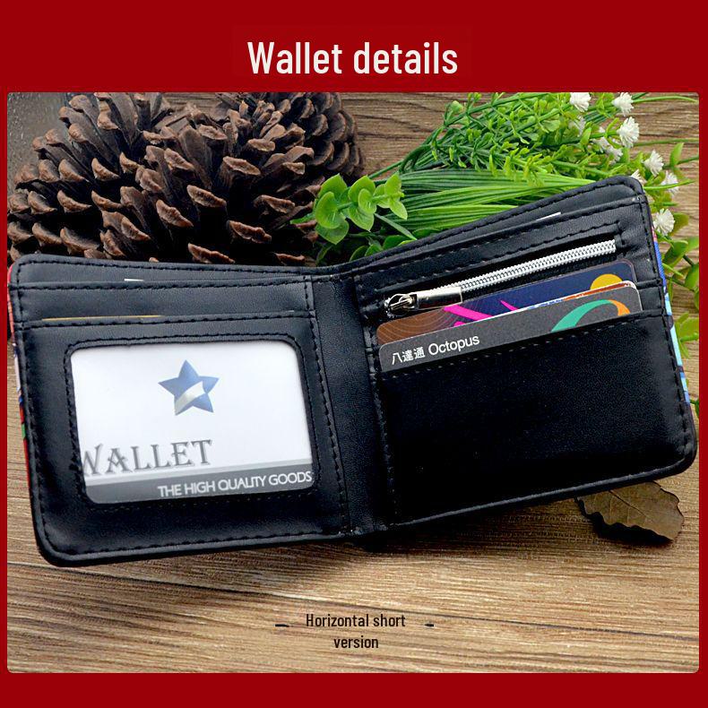 Кошелек с аниме-игрой Genshin Impact — высокое качество, подлинность, доставка одним куском