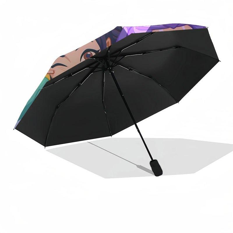 Heritage Selfie Fun: Colorful Cartoon Character Phone CaseUmbrella with Cute Design,Portable 3-Fold Compact Umbrella for Men&Women,Valentine