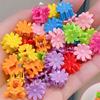 10Pcs Cute Colorful Flower Small Hair Claws Lovely Hair Decorate Claw Clips Kids Sweet Cartoon Hair Accessories Headwear Gift
