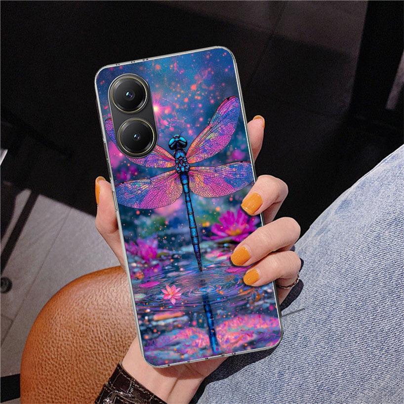 Beautiful Dragonfly Enthusiasts Phone Case For Xiaomi Poco X7 X6 X5 Pro F7 Ultra Redmi 15C 15 13C 13 12C 12 10 10A 10C 9 9A 9C 9