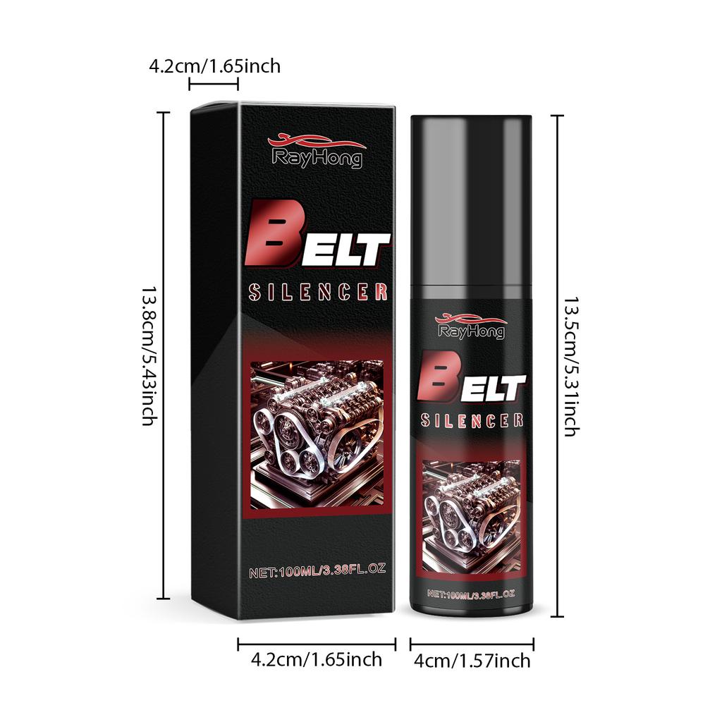 US EU Local Warehouse Car Belt Noise Eliminator Spray, eliminates squeaking noises of engine belts, prevents belt aging and cracking, lubricates and