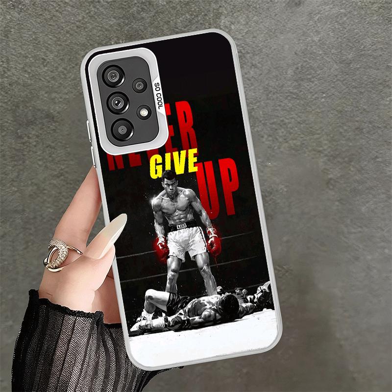 Мягкий чехол для телефона Mike Tyson Boxer Man для Samsung A17 A16 A15 A14 A13 A57 A56 A55 A54 A53 A37 A36 A35 A34 A33 A26 A25 A24 A23 A52