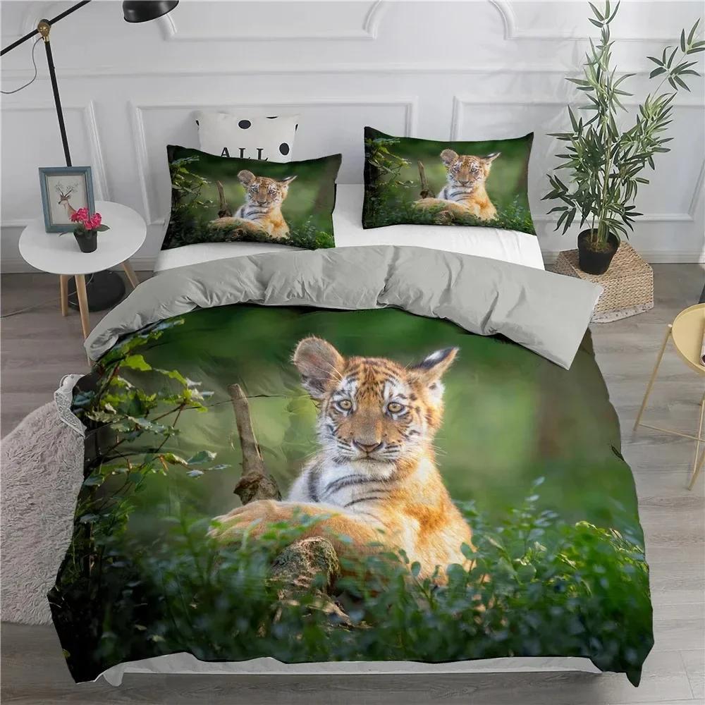 Cartoon Bedding Set Cute Cats Comfortable Duvet Quilt Cover Pillowcase Bedding Set Children Bedroom Decoration Home Textile