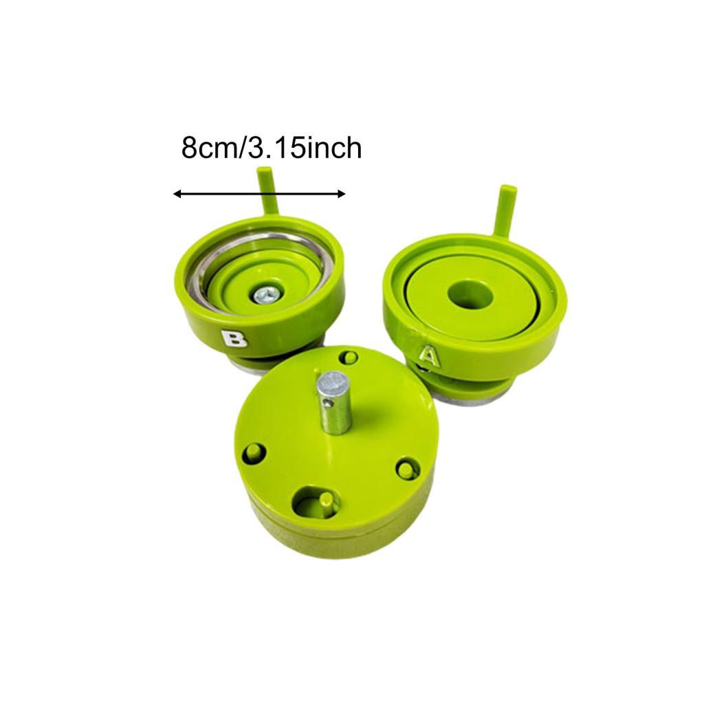 Button , DIY Pin Press Machine Accessories, Round Made of Sturdy Material