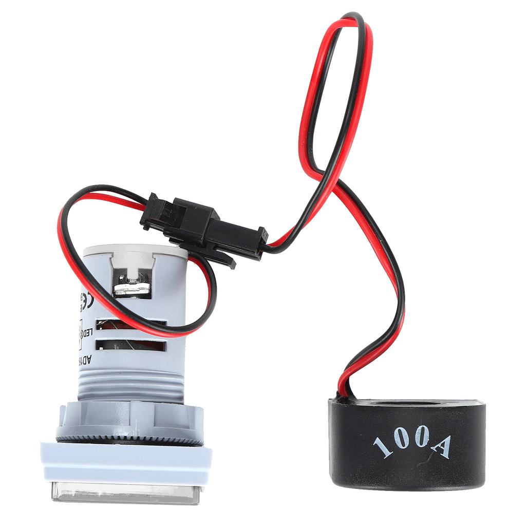 Current Signal Indicator Universal 3?Display Square Lamp Light 60~500V AC AD16?22VAHWhite