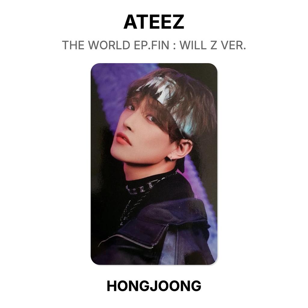 ATEEZ МИР EP.FIN : WILL Z VER. Официальная фотокарта