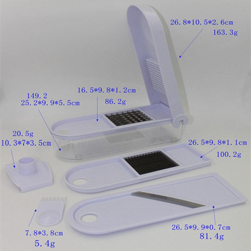Ручная ломтерезка для огурцов из нержавеющей стали, многофункциональная овощерезка для картофеля, чеснока, моркови, имбиря и т. д.
