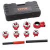 Ratchet Pipe Threader Kit, 1/4" NPT - 1-1/4" NPT Manual Ratcheting Pipe Threader, Portable Pipe Threading Tool Set with 6PCS NPT Dies, Storage Case