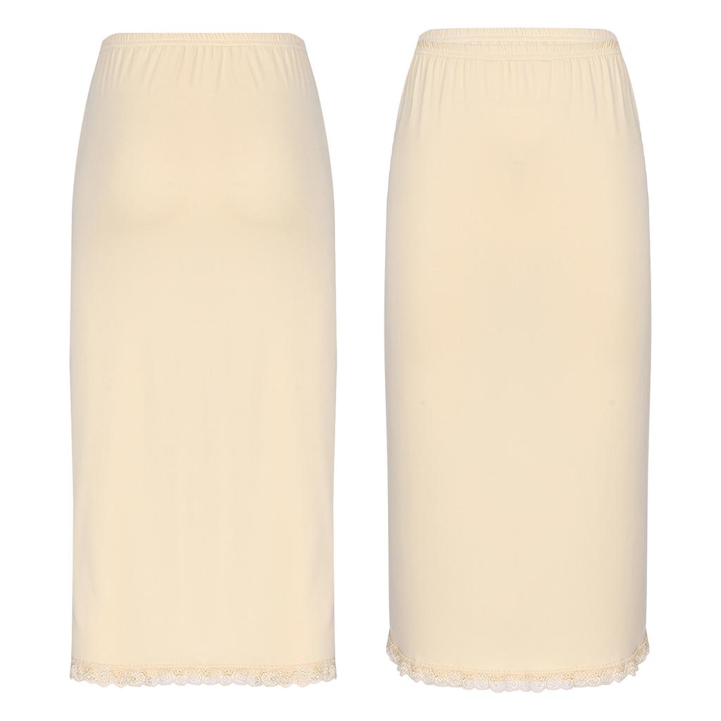 Летняя повседневная мини-юбка, женская базовая юбка, нижнее платье, полуслипы, нижняя юбка