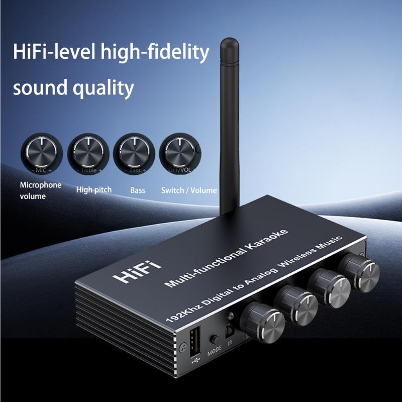 HiFi Bluetooth-compatible Adapter For Stereo Equipment 10M Wireless Transmission 3.5mm USB Support