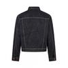 Mens Womens Retro Denim Jacket With Contrast Stitching Loose Fit Casual Outerwear