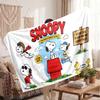 Теплое фланелевое одеялоСнупи Peanuts Мягкое уютное плед для спальни дивана