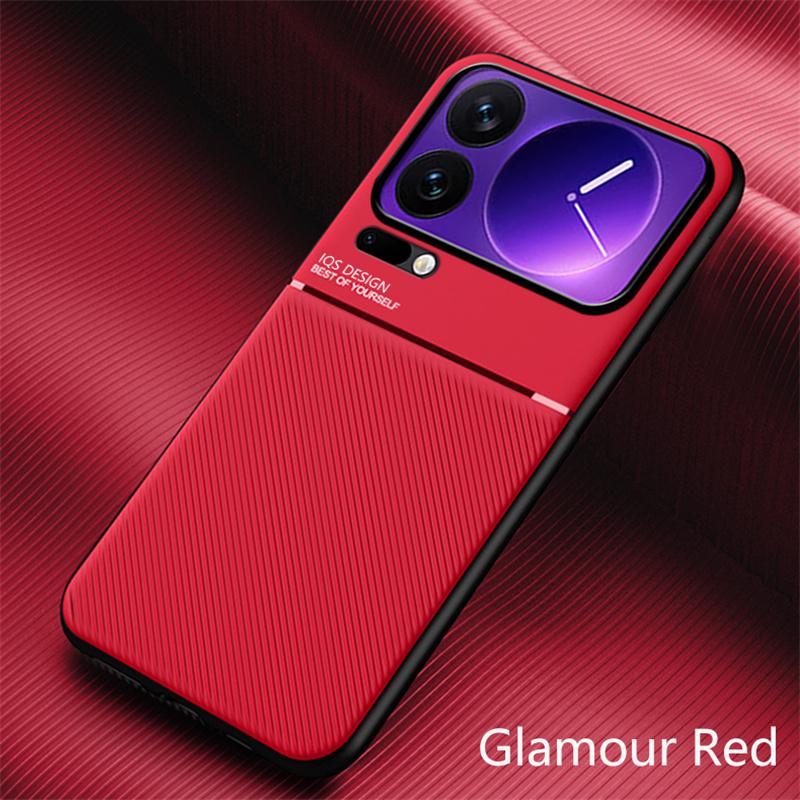 Чехол для Xiaomi 17 Pro 5G, автомобильный магнитный держатель, кожаная накладка, чехол для телефона Xiaomi 17, Xiaomi Mi 17, Mi 17 Pro Max, задняя крышка Fundas