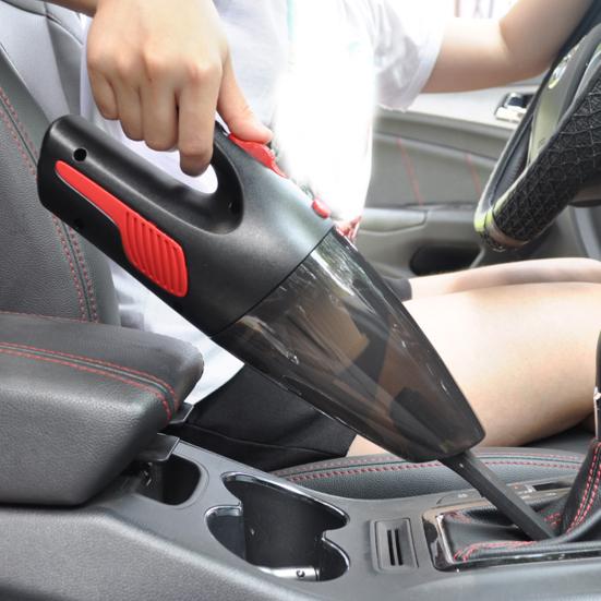 Handheld Car Vacuum Cleaner, Portable Vacuum Cleaner and Air Duster, 120W High Power Vacuum with LED Light for Home Office Car Pet