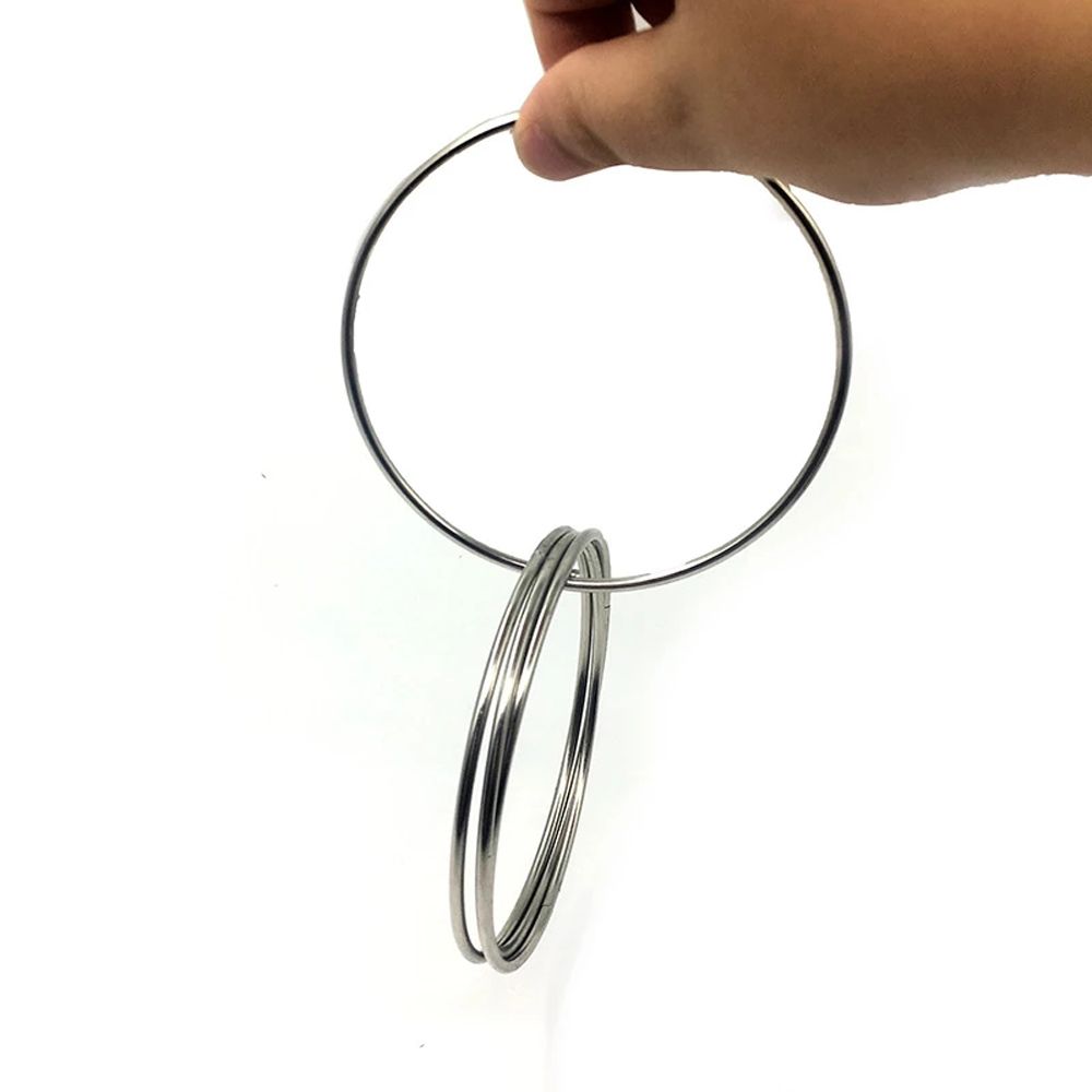 Close-up Magic Trick Magic Linking Hoops Classic Magic Iron Hoops Magic Rings Metal Ring Iron Rings