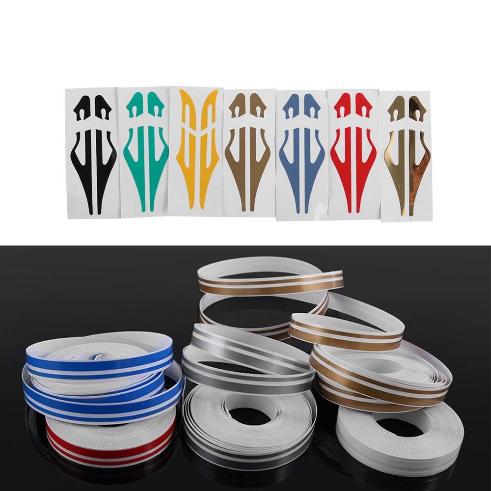 Line Tape Multicolor Vinyl Sticker Pin Stripe Ribbon Sticker Motorcycle Decal Car Body Stickers