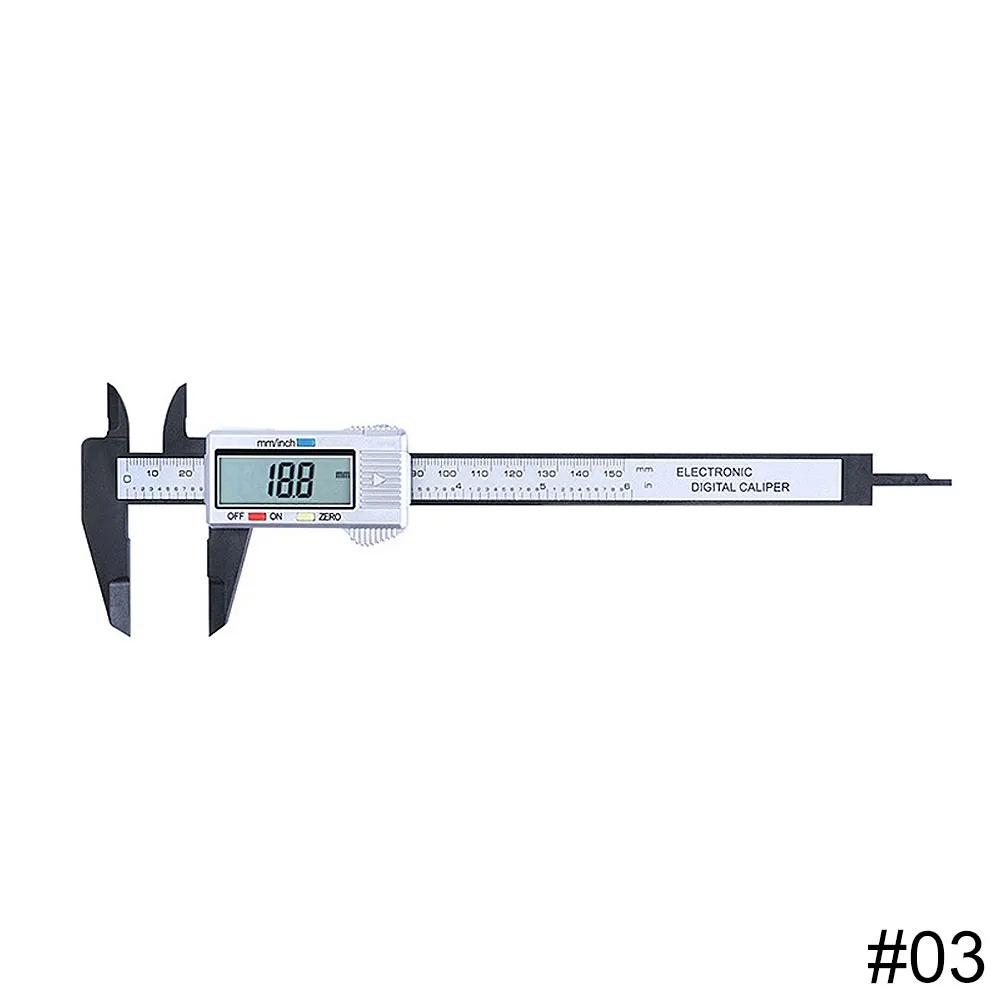 Цифровой электронный штангенциркуль 150 мм линейка для татуажа бровей измерительный инструмент 6-дюймовый ЖК-микрометр для микроблейдинга измерительный инструмент