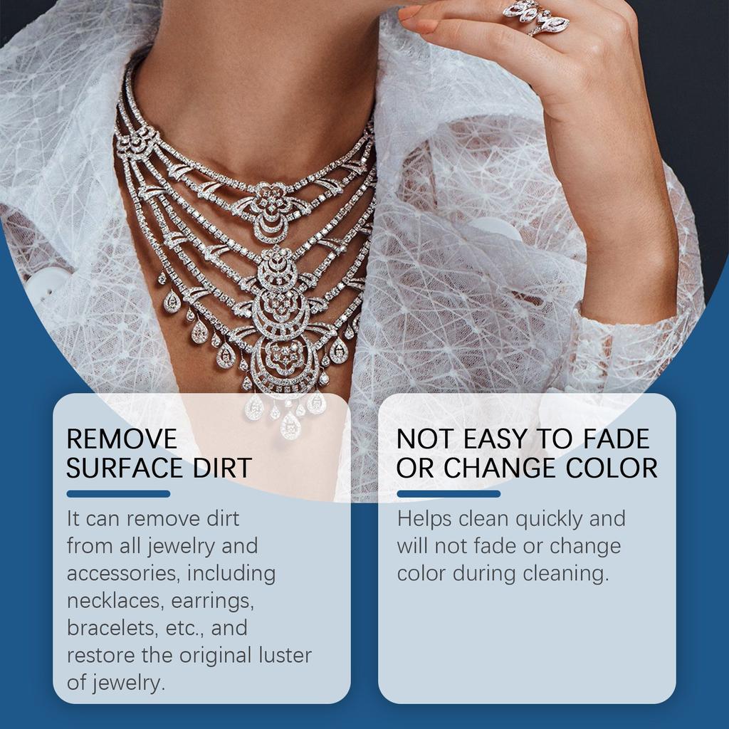 Таблетки для чистки ювелирных изделий, очистители ювелирных изделий, отбеливатели ювелирных изделий, восстановление, дезактивация, техническое обслуживание, чистка, ювелирные кольца, цепочки для часов