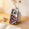 Samurai Warrior Geisha Phone Case For Samsung Galaxy A73,A72,A71,A70,A53,A52,A51,Others Soft Black Cover