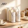 Hair Accessory Storage Case Kitchen Cling Film Organizer, Space Saving Durable Box, Large Horizontal Desk Organizer Capacity Vertical Bin, for
