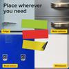 54 шт. Цветные магнитные этикетки Письменные бирки для белой доски Холодильник Офис Гараж Холодильник Шкафчик Организация Полок Магнит на холодильник