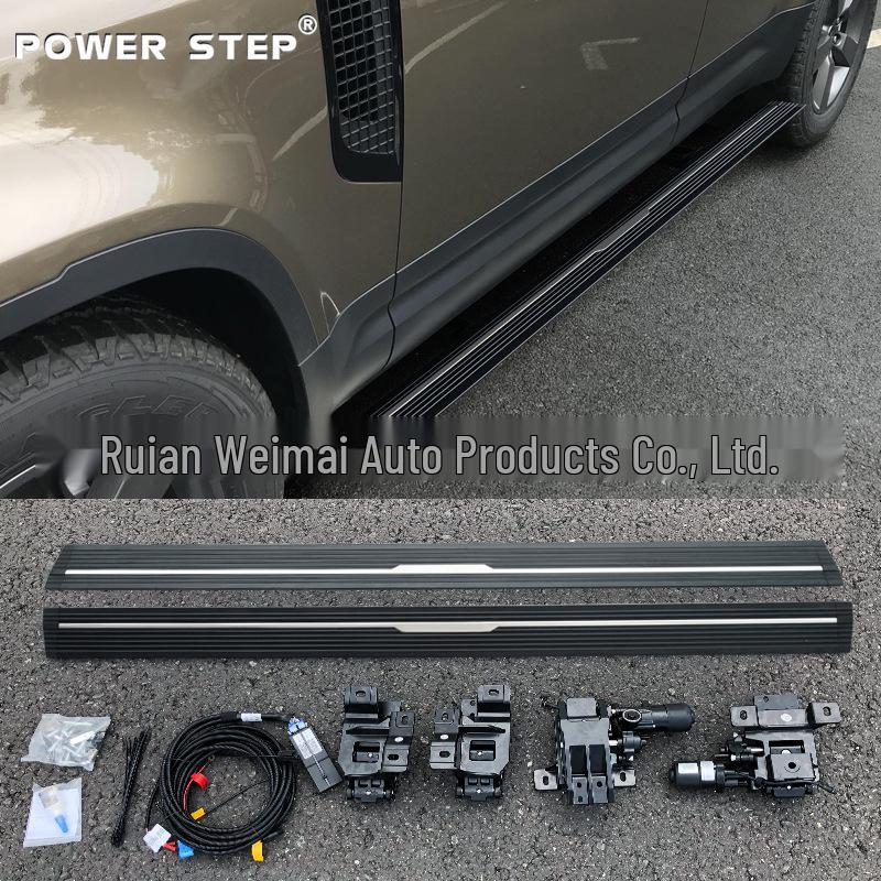 Электрическая выдвижная подножка для нового Land Rover Defender: Саморасширяющаяся внешняя педаль в оригинальном стиле