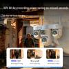 RSW 4-Camera 4K HD Solar 4G Outdoor PTZ Security Camera (CN version)