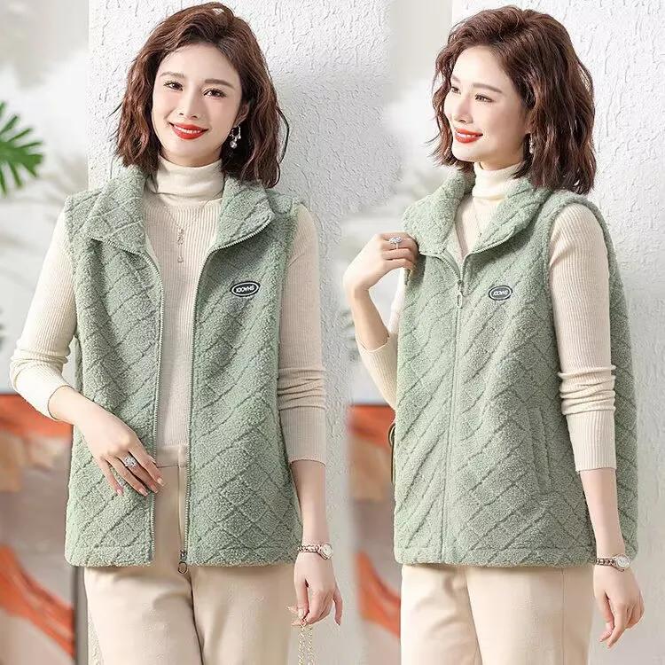 Безрукавка Женский длинный жилет Женский жилет Безрукавка Женские жилеты на молнии