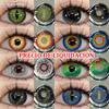 1Pair Cosplay Contact Lenses for Eyes Halloween Multicolored Lenses Anime Accessories Color Lenses