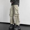 Мужские повседневные мешковатые брюки-карго Y2K с завязками в стиле Харадзюку, брюки с лентой, спортивные штаны, уличная одежда, спортивные брюки для мужчин