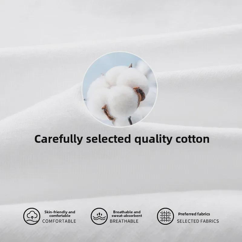 2024 Мужская молодежная футболка свободного кроя из хлопка с коротким рукавом