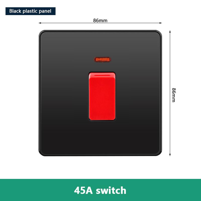 EU RU UK 20A 45A настенный выключатель высокой мощности, стандартная пластиковая панель Кореи, тумблер включения/выключения для водонагревателя, освещения, кондиционера