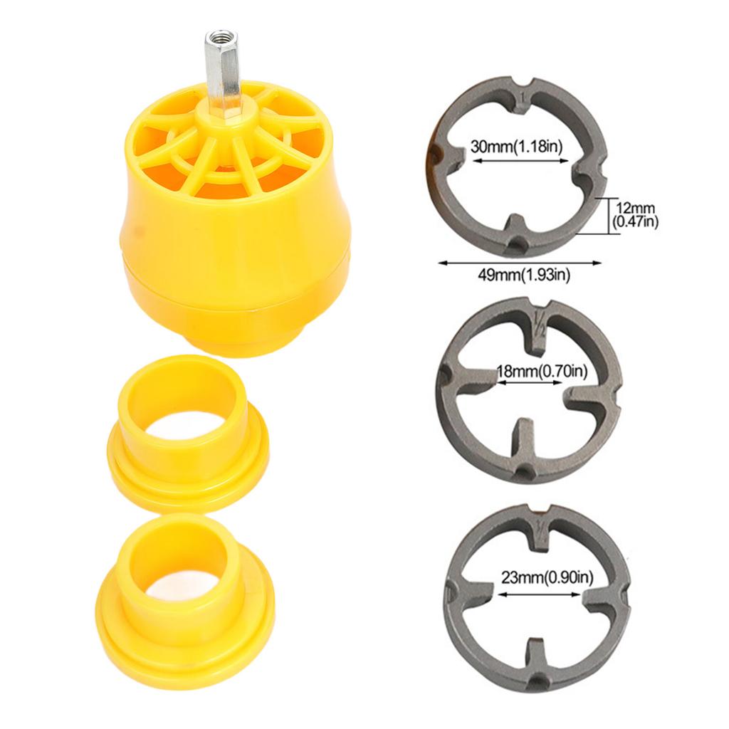 Набор инструментов для нарезания резьбы на трубах из ПВХ, резьбонарезной станок, адаптер для электрической дрели для сантехнических труб размером 1/2 дюйма, 3/4 дюйма и 1 дюйм