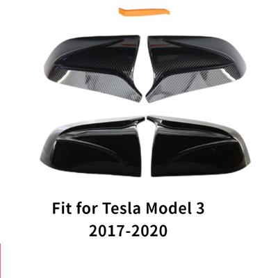 Для Tesla Model 3 Накладки на зеркала заднего вида на крыле боковые Зеркало Крышка Корпус Колпачок заднего вида Наружные аксессуары Углеродное волокно